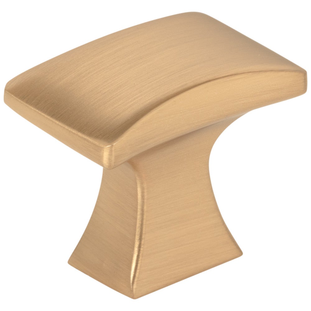 1-1/4" Overall Length Satin Nickel Flared Philip Cabinet Knob