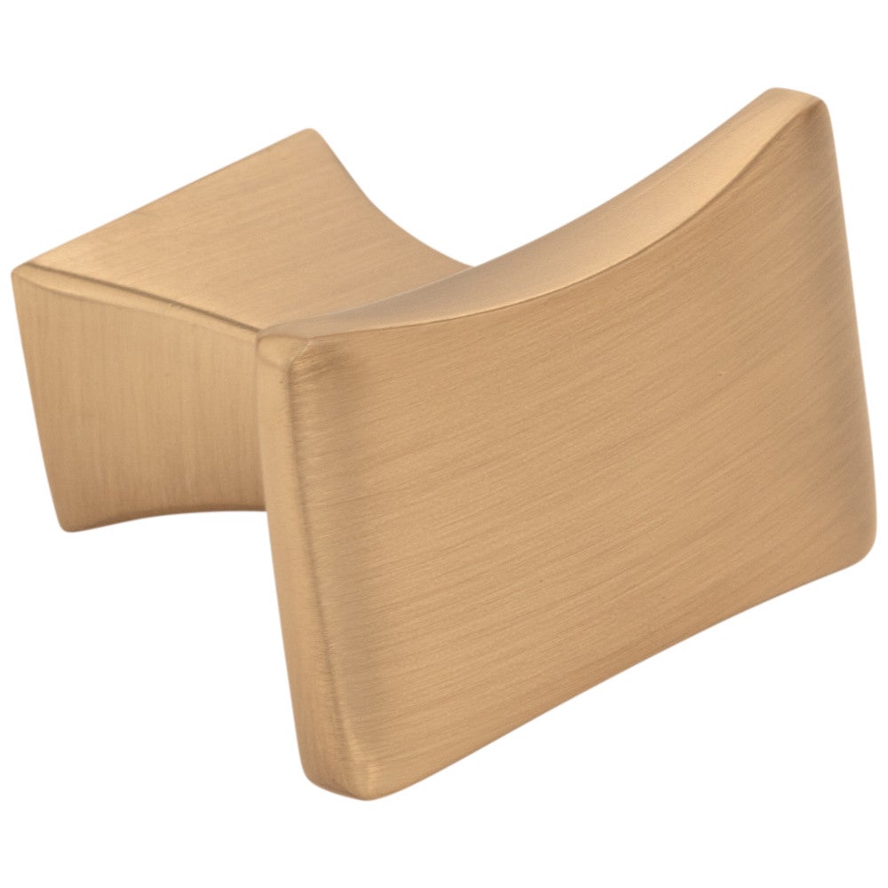 1-1/4" Overall Length Satin Nickel Flared Philip Cabinet Knob