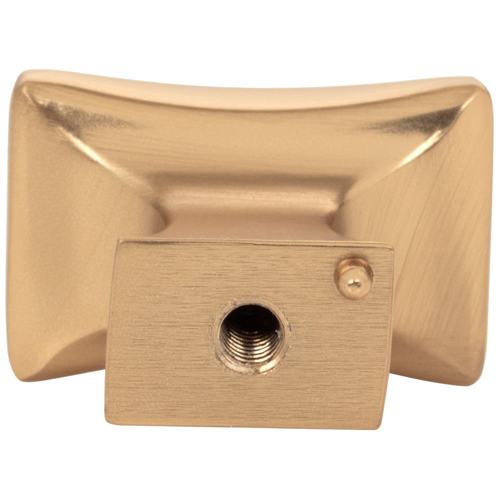 1-1/4" Overall Length Satin Nickel Flared Philip Cabinet Knob