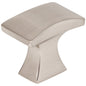 1-1/4" Overall Length Satin Nickel Flared Philip Cabinet Knob