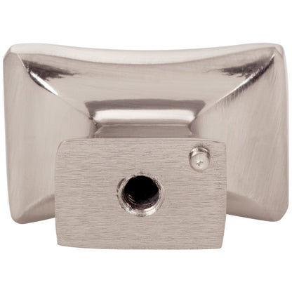 1-1/4" Overall Length Satin Nickel Flared Philip Cabinet Knob
