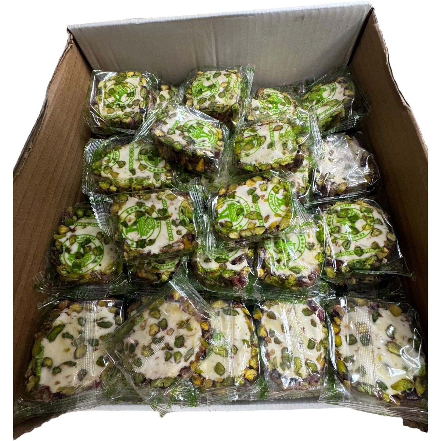 Turkish Delight With Pistachios - 1Lb Authentic Turkish Treat From ALBASHA Store