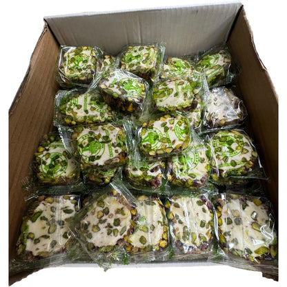Turkish Delight With Pistachios - 1Lb Authentic Turkish Treat From ALBASHA Store