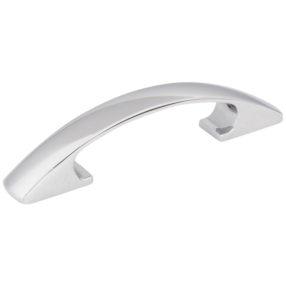 3" Center-to-Center Satin Nickel Arched Strickland Cabinet Pull