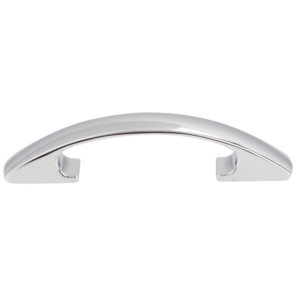 3" Center-to-Center Satin Nickel Arched Strickland Cabinet Pull