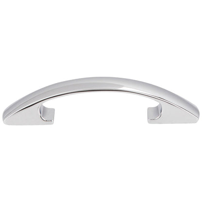 3" Center-to-Center Satin Nickel Arched Strickland Cabinet Pull