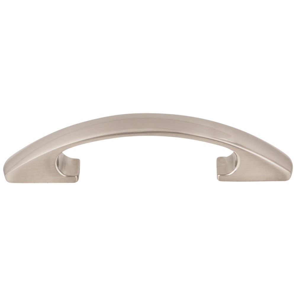 3" Center-to-Center Satin Nickel Arched Strickland Cabinet Pull