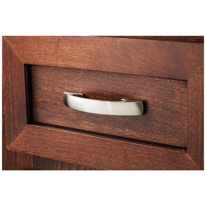 3" Center-to-Center Satin Nickel Arched Strickland Cabinet Pull