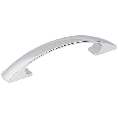 3" Center-to-Center Satin Nickel Arched Strickland Cabinet Pull