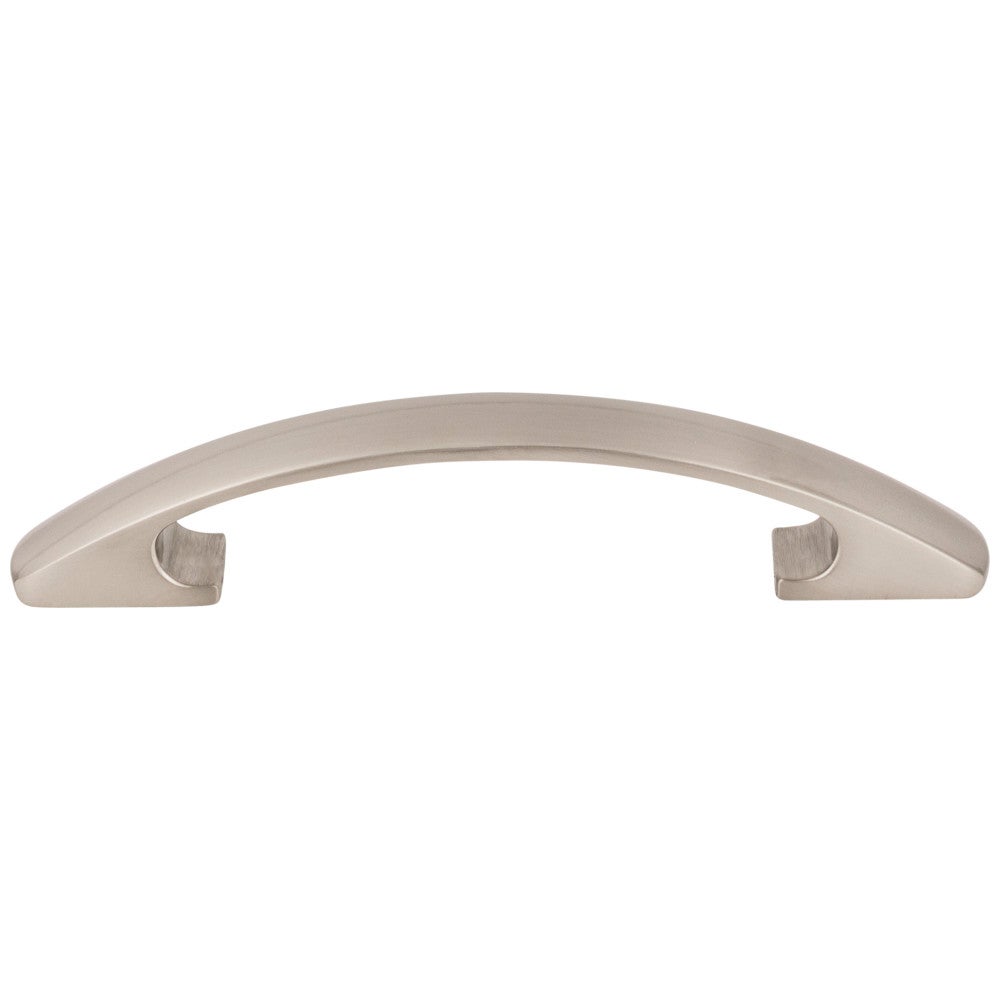 3" Center-to-Center Satin Nickel Arched Strickland Cabinet Pull