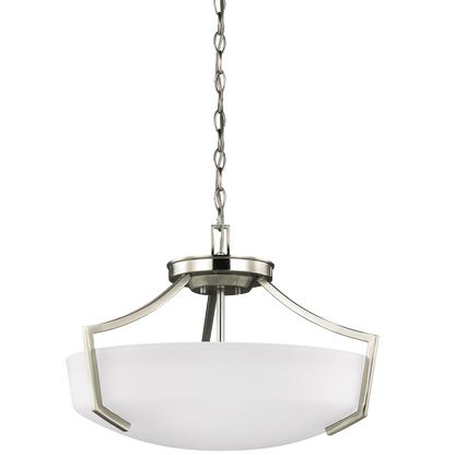 Hanford 3-Light Semi Flush Mount