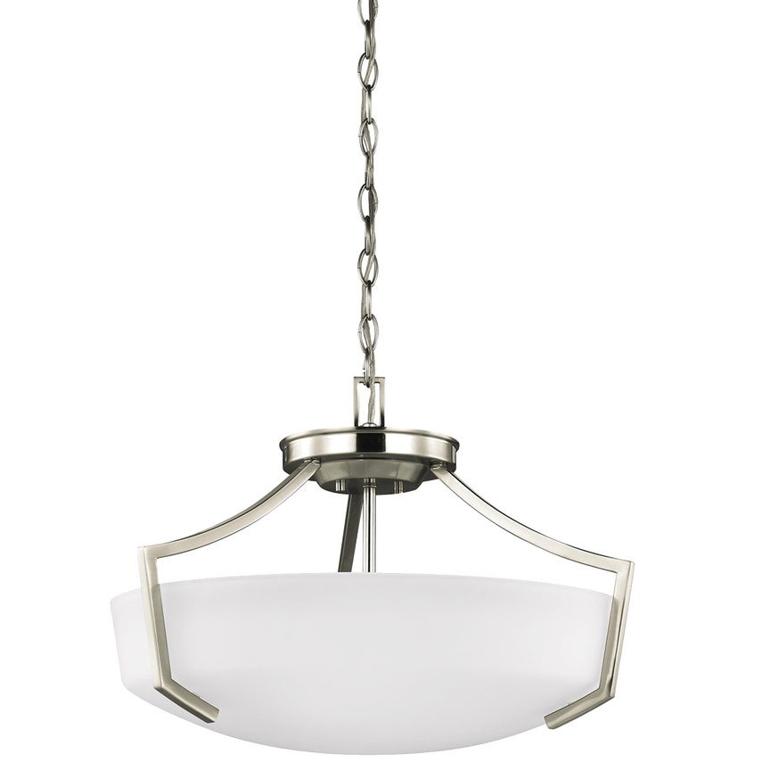 Hanford 3-Light Semi Flush Mount