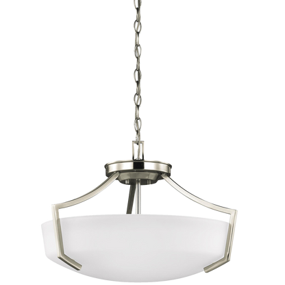Hanford 3-Light Semi Flush Mount