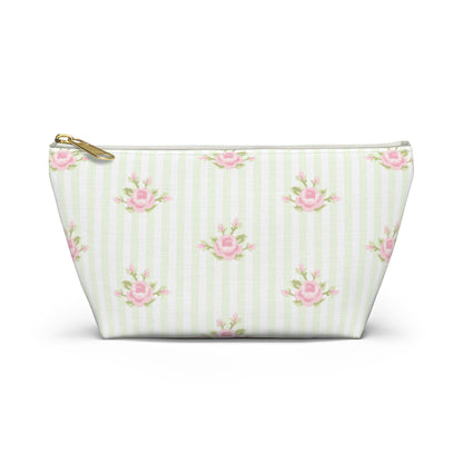 Floral Accessory Pouch | Stylish Makeup Bag, Travel Organizer, Gift for Her, Small Toiletry Kit, Floral Patterned Pouch