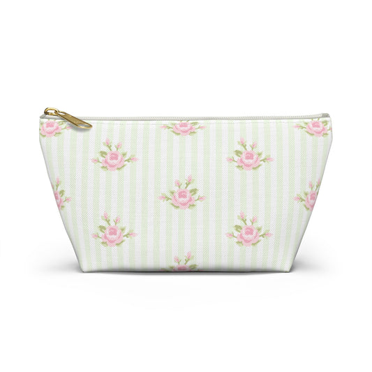 Floral Accessory Pouch | Stylish Makeup Bag, Travel Organizer, Gift for Her, Small Toiletry Kit, Floral Patterned Pouch