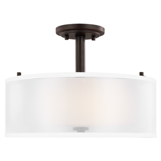 Elmwood Park 2-Light Semi Flush Mount