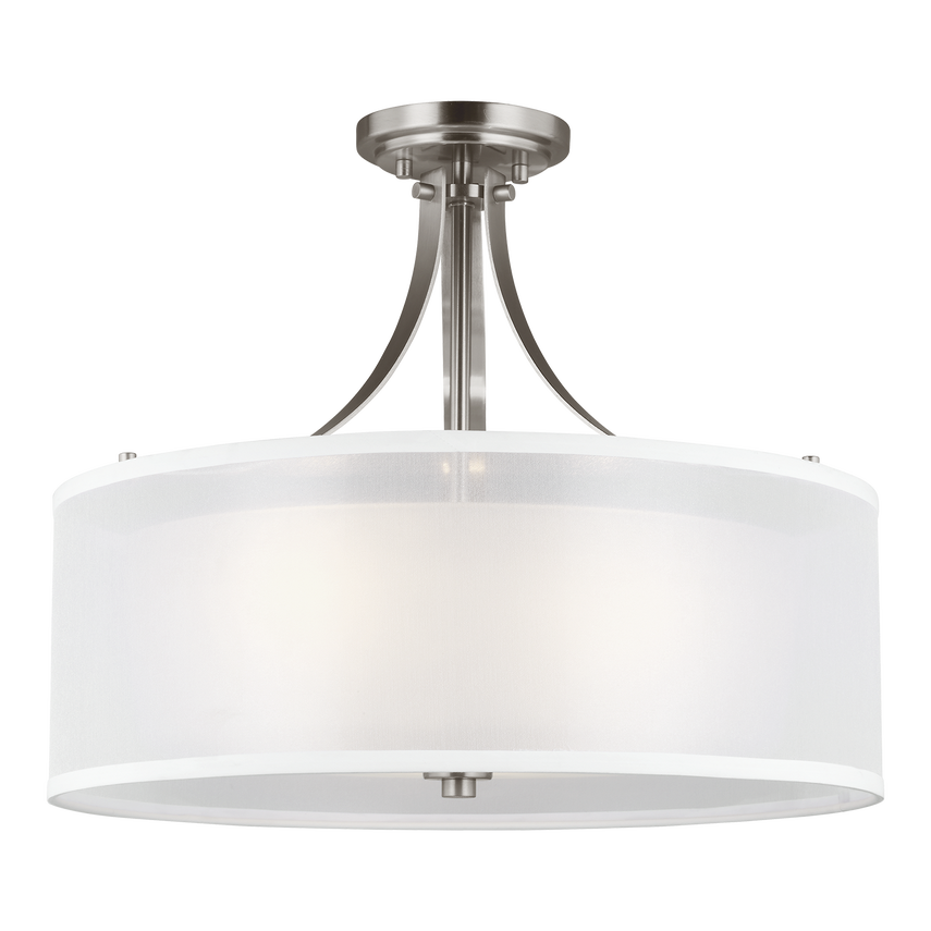 Elmwood Park 3-Light Semi Flush Mount