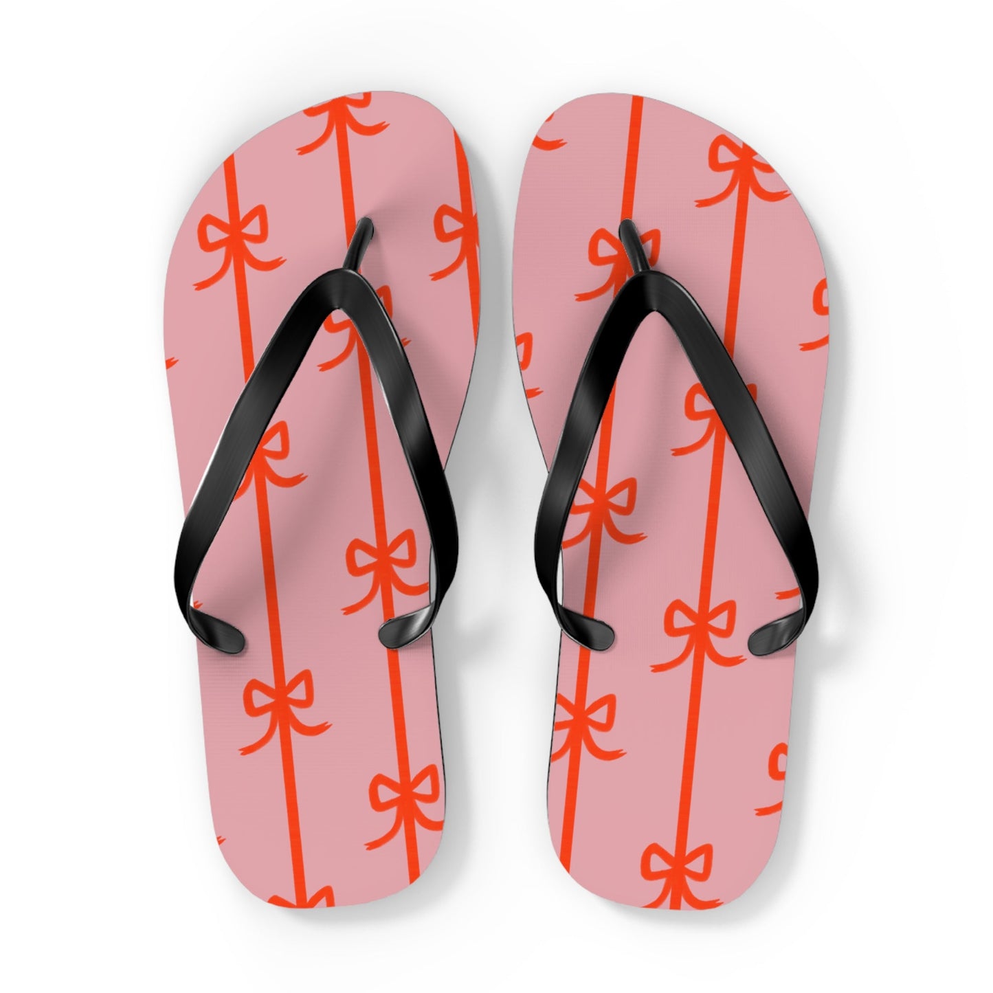 Customizable: Chic Bow Flip Flops, Stylish Summer Sandals, Women's Beach Footwear, Cute Vacation Slippers, Trendy Pool Shoes