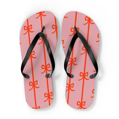 Customizable: Chic Bow Flip Flops, Stylish Summer Sandals, Women's Beach Footwear, Cute Vacation Slippers, Trendy Pool Shoes