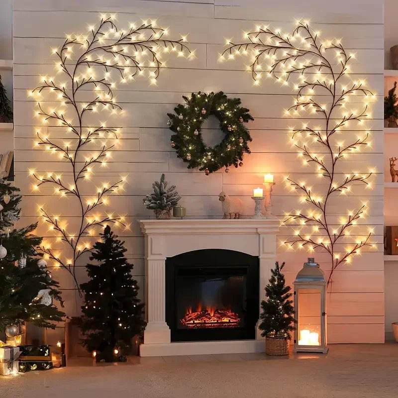 USB Powered 72LED/96LED Tree Branch Lamp –  Willow Vine Lights for DIY Home & Festive Decoration