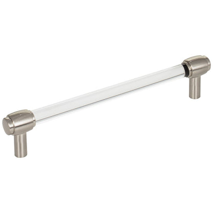 96 mm Center-to-Center Satin Nickel Carmen Cabinet Bar Pull