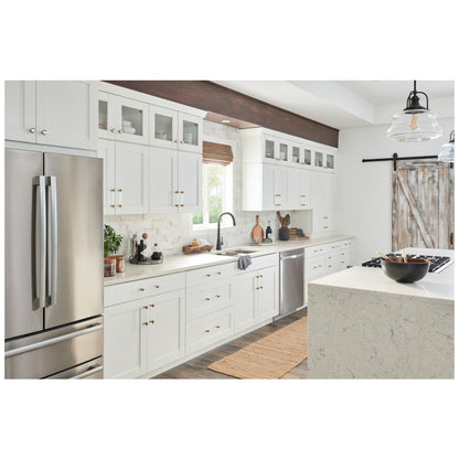 96 mm Center-to-Center Satin Nickel Carmen Cabinet Bar Pull