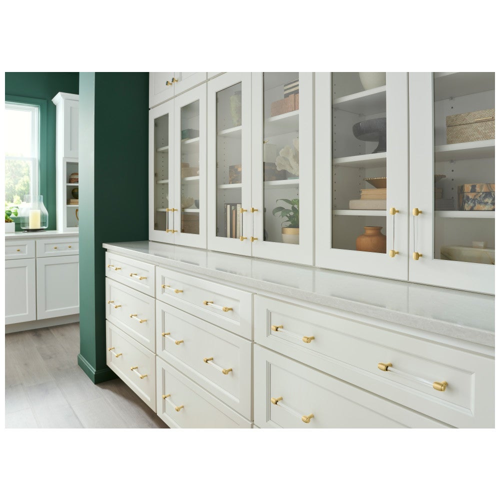 96 mm Center-to-Center Satin Nickel Carmen Cabinet Bar Pull