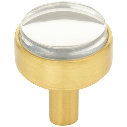 1-1/8" Diameter Satin Nickel Carmen Cabinet Knob