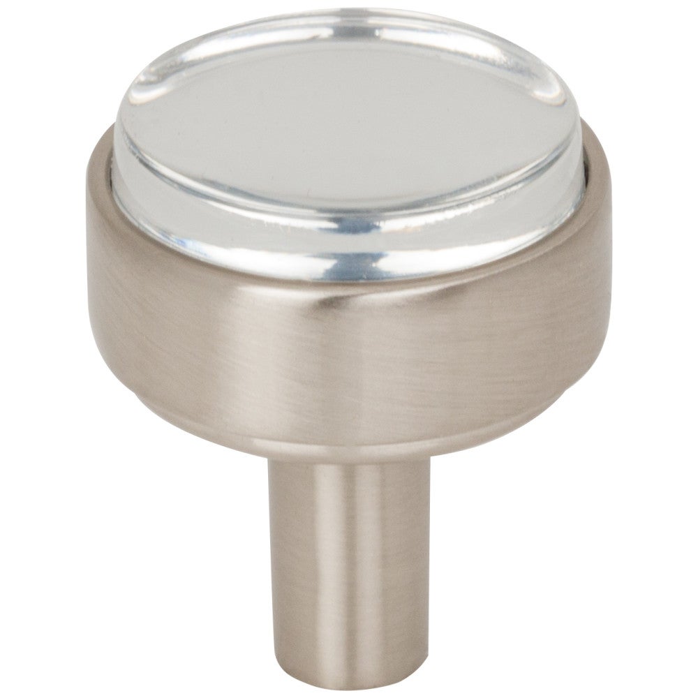 1-1/8" Diameter Satin Nickel Carmen Cabinet Knob