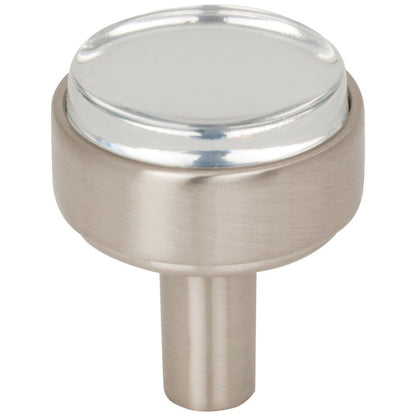 1-1/8" Diameter Satin Nickel Carmen Cabinet Knob