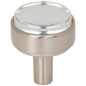 1-1/8" Diameter Satin Nickel Carmen Cabinet Knob