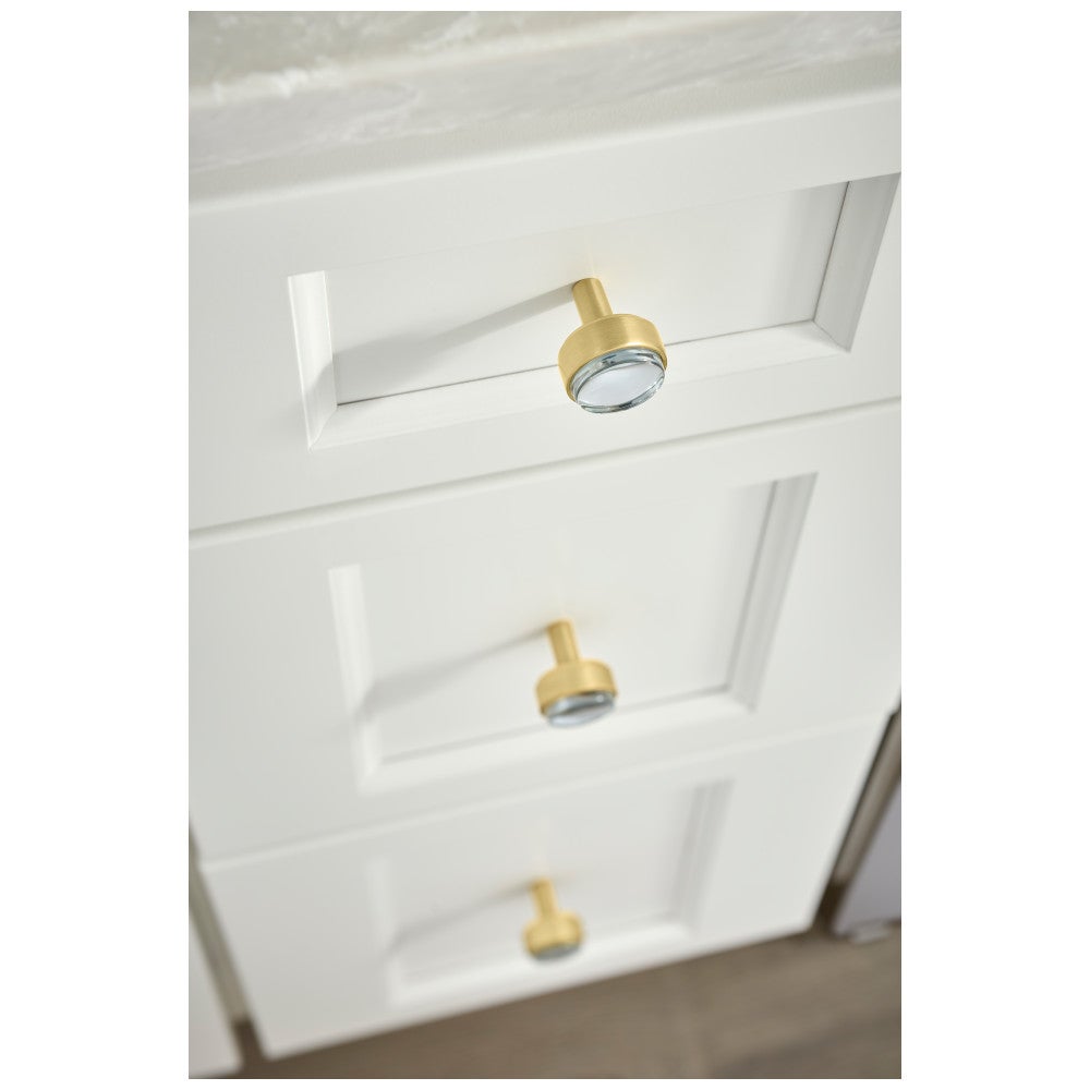 1-1/8" Diameter Satin Nickel Carmen Cabinet Knob