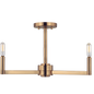 Fullton Three Light Semi-Flush Mount