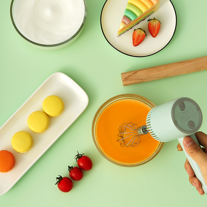 New Rechargeable Wireless Egg Beater Electric Home | Kitchen Accessories | Kitchen + Metal