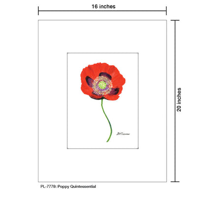 Poppy Quintessential, Print (#7779A)