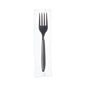 Dart Boxed Reliance Medium Weight Cutlery, Fork, Black, 1,000/Carton