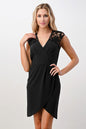 Floral Lace Shoulder Wrap Dress | Apparel | Kitchen + Metal