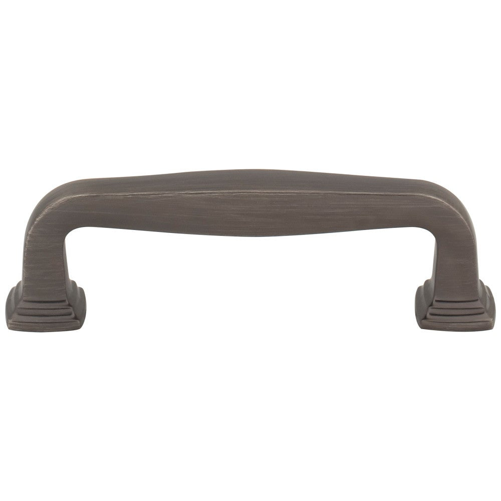 96 mm Center-to-Center Satin Nickel Fontana Cabinet Pull