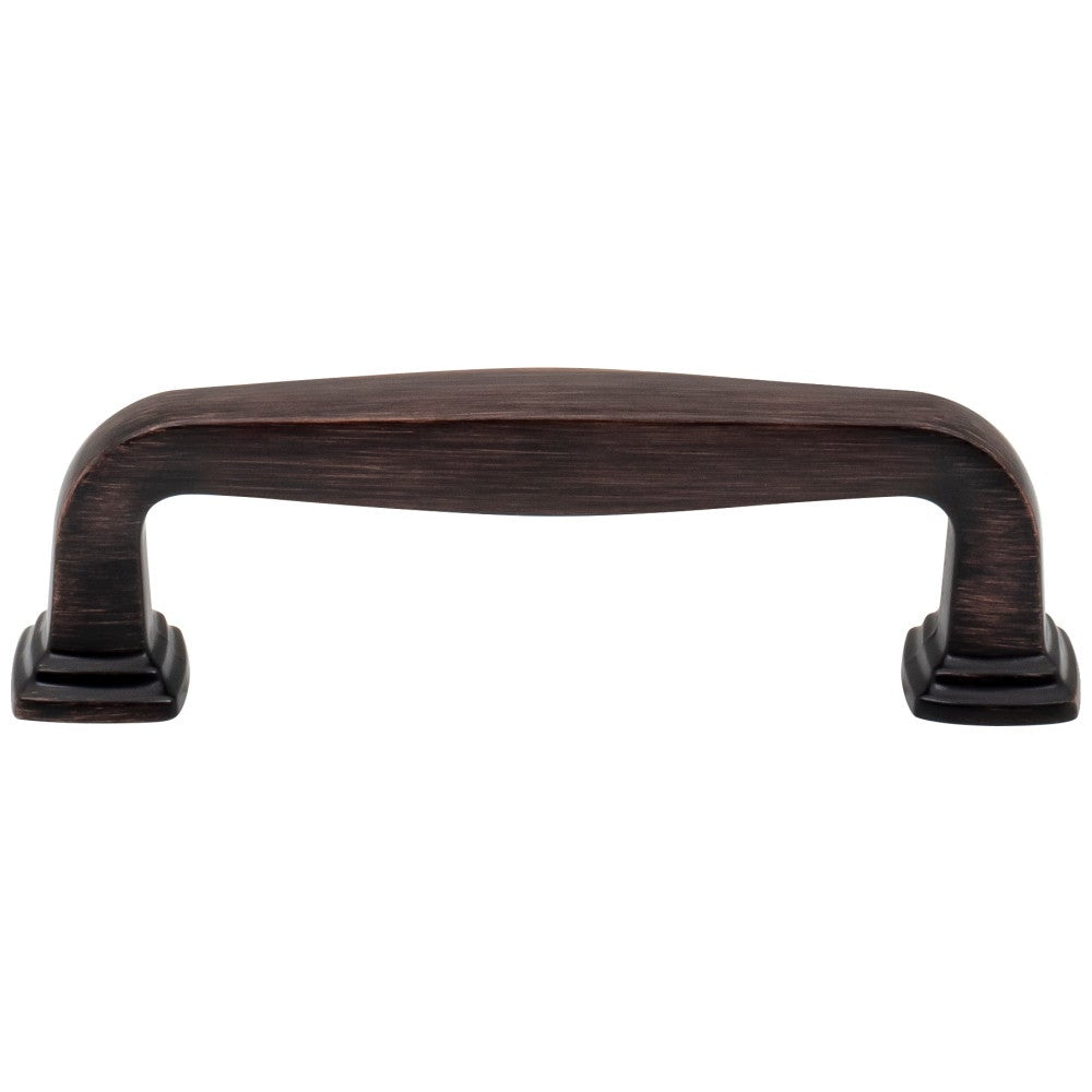 96 mm Center-to-Center Satin Nickel Fontana Cabinet Pull