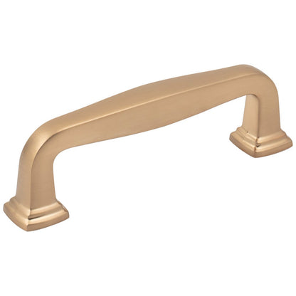 96 mm Center-to-Center Satin Nickel Fontana Cabinet Pull