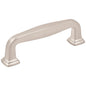 96 mm Center-to-Center Satin Nickel Fontana Cabinet Pull