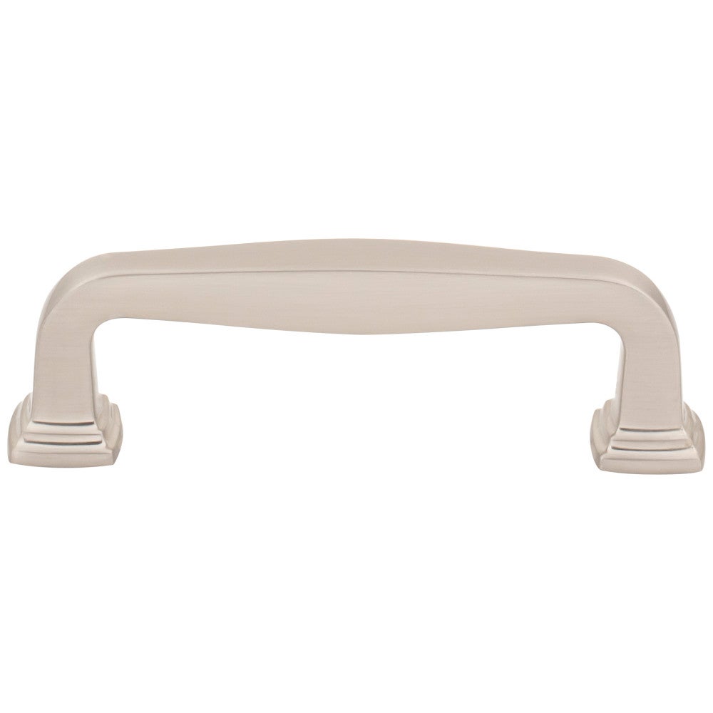 96 mm Center-to-Center Satin Nickel Fontana Cabinet Pull