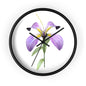 Purple Flower Wall clock