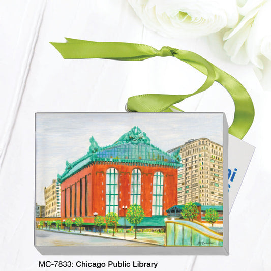 Chicago Public Library, Mini Canvas (MC-7833A)