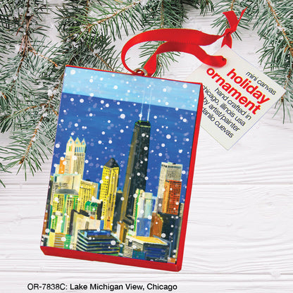 Lake Michigan View, Chicago, Ornament (OR-7838C)