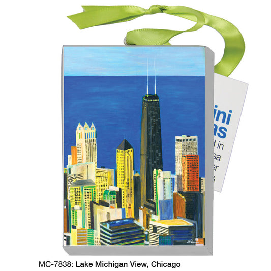 Lake Michigan View, Chicago, Mini Canvas (MC-7838A)