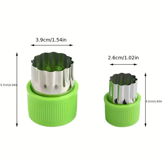 Multifunctional Stainless Steel Vegetable and Cookie Cutter Set