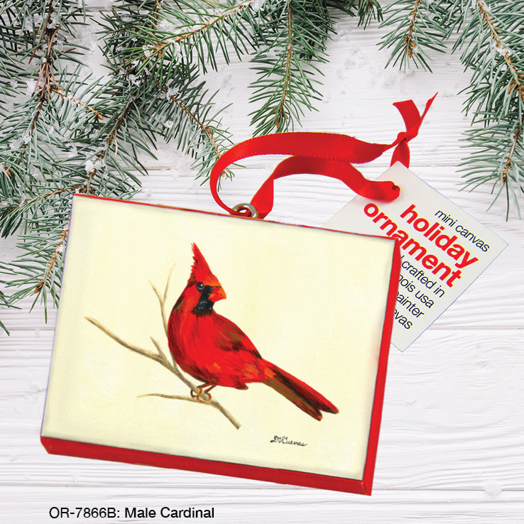Male Cardinal, Ornament (OR-7866B)