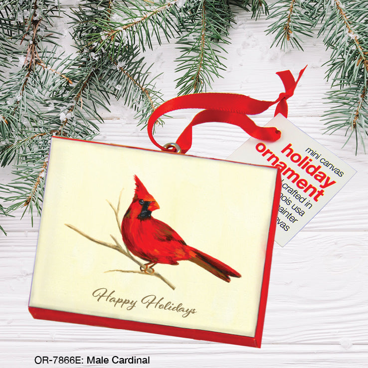 Male Cardinal, Ornament (OR-7866E)