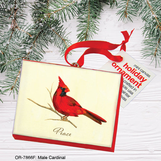 Male Cardinal, Ornament (OR-7866F)